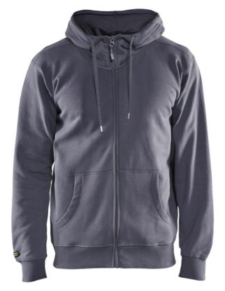 Afbeeldingen van BLÅKLÄDER Hoodie met rits 3366 grijs 2XL