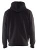 Afbeeldingen van BLÅKLÄDER Hoodie met rits 3366 zwart 5XL