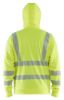 Afbeeldingen van BLÅKLÄDER Hoodie met rits 3565 High Vis geel S