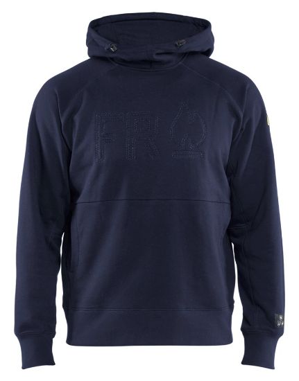 Afbeeldingen van BLÅKLÄDER Hoodie vlamvertragend 3478 marineblauw XL