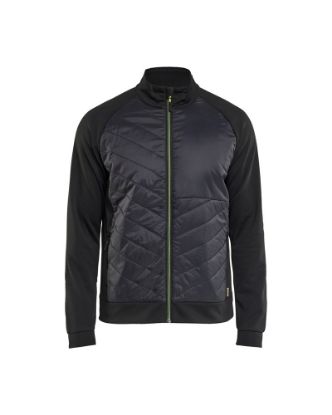 Afbeeldingen van BLÅKLÄDER Hybride sweater 3418 zwart/High Vis geel XS