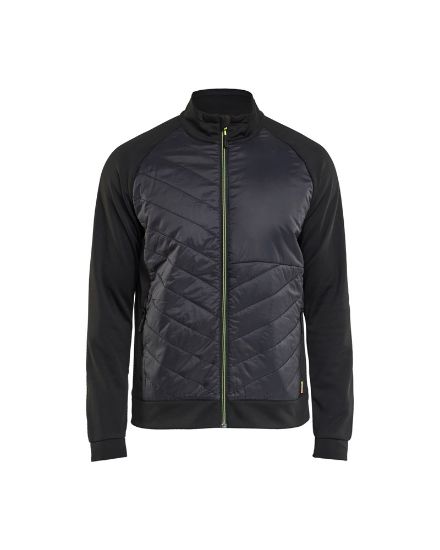 Afbeeldingen van BLÅKLÄDER Hybride sweater 3418 zwart/High Vis geel XS