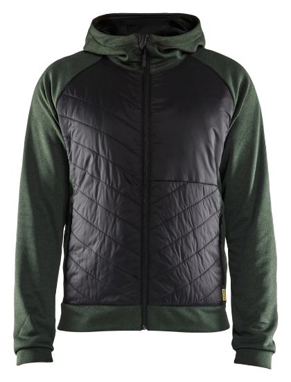 Afbeeldingen van BLÅKLÄDER Hybride sweater 3463 herfstgroen/zwart M