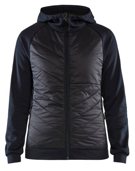 Afbeeldingen van BLÅKLÄDER Hybride sweater dames 3464 donker marineblauw/zwart M