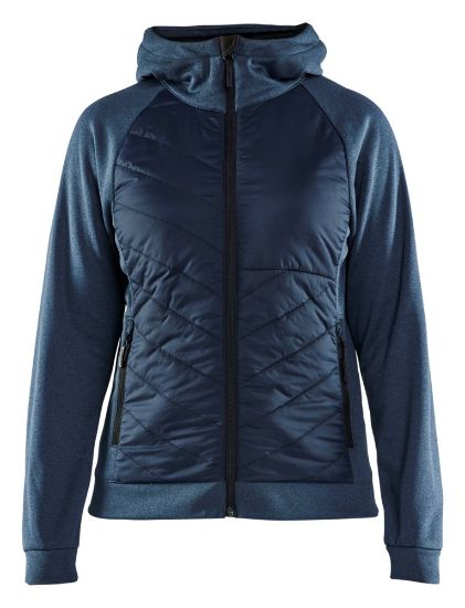 Afbeeldingen van BLÅKLÄDER Hybride sweater dames 3464 gevoelloos blauw/donkerblauw XL