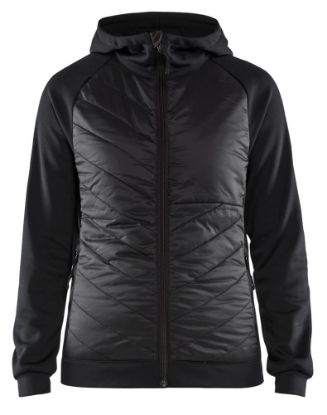 Afbeeldingen van BLÅKLÄDER Hybride sweater dames 3464 zwart/donkergrijs L