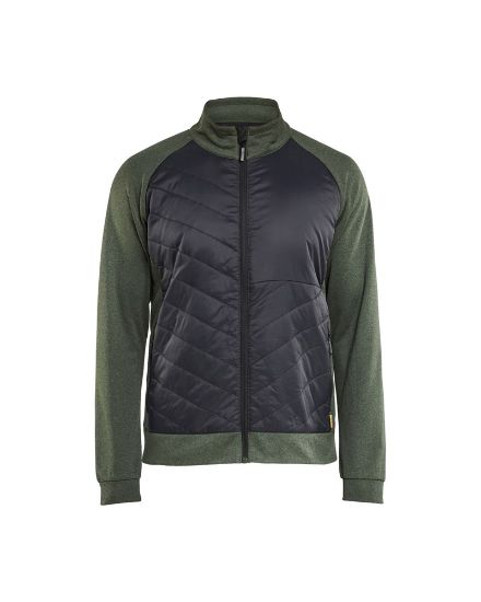 Afbeeldingen van BLÅKLÄDER Hybride sweatshirt 3418 herfstgroen/zwart S