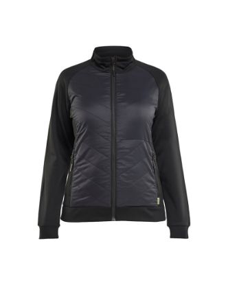 Afbeeldingen van BLÅKLÄDER Hybride sweatshirt dames 3419 zwart/donkergrijs XL