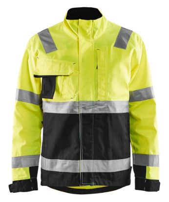 Afbeeldingen van BLÅKLÄDER Jack 4064 High Vis geel/zwart 3XL