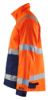 Afbeeldingen van BLÅKLÄDER Jack 4064 High Vis oranje/marineblauw XS