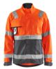 Afbeeldingen van BLÅKLÄDER Jack 4064 High Vis oranje/medium grijs L
