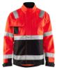 Afbeeldingen van BLÅKLÄDER Jack 4064 High Vis rood/zwart S