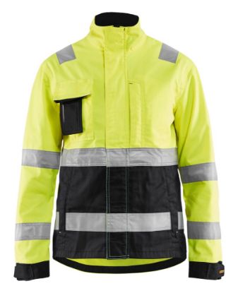 Afbeeldingen van BLÅKLÄDER Jack dames 4903 High Vis geel/zwart 2XL