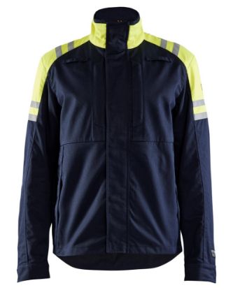 Afbeeldingen van BLÅKLÄDER Jack Inherent Steel 4505 marineblauw/High Vis geel 2XL