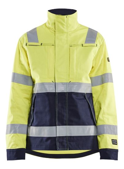 Afbeeldingen van BLÅKLÄDER Jack Multinorm dames 4091 High Vis geel/marineblauw XS