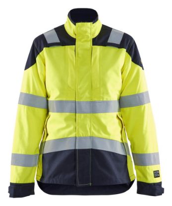 Afbeeldingen van BLÅKLÄDER Jack Multinorm dames Inherent 4969 High Vis geel/marineblauw XS