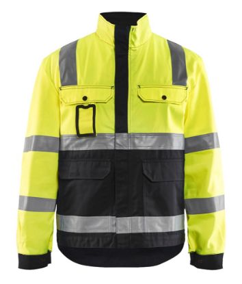 Afbeeldingen van BLÅKLÄDER Jack ongevoerd 4023 High Vis geel/zwart 4XL