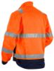 Afbeeldingen van BLÅKLÄDER Jack ongevoerd 4023 High Vis oranje/marineblauw 4XL