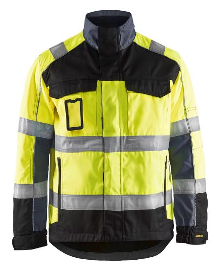Afbeeldingen van BLÅKLÄDER Jack ongevoerd 4051 High Vis geel/zwart 3XL