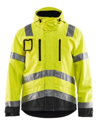 Afbeeldingen van BLÅKLÄDER Jack ongevoerd 4837 High Vis geel/zwart XS