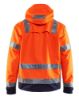 Afbeeldingen van BLÅKLÄDER Jack ongevoerd 4837 High Vis oranje/marineblauw 4XL