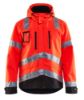 Afbeeldingen van BLÅKLÄDER Jack ongevoerd 4837 High Vis rood/zwart M
