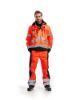 Afbeeldingen van BLÅKLÄDER Jack ongevoerd 4837 High Vis rood/zwart M