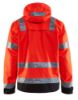 Afbeeldingen van BLÅKLÄDER Jack ongevoerd 4837 High Vis rood/zwart M