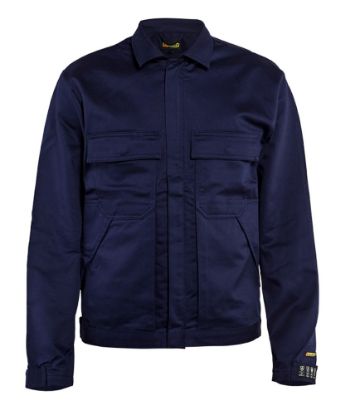 Afbeeldingen van BLÅKLÄDER Jack ongevoerd vlamvertragend 4774 marineblauw XS