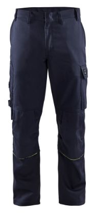 Afbeeldingen van BLÅKLÄDER Lasbroek 1701 marineblauw/High Vis geel C146