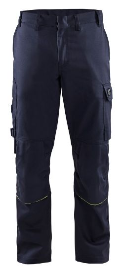 Afbeeldingen van BLÅKLÄDER Lasbroek 1701 marineblauw/High Vis geel C62