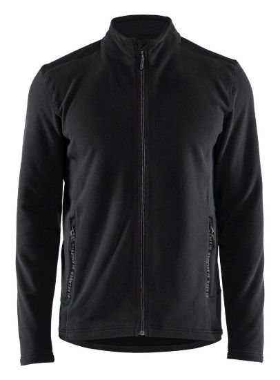 Afbeeldingen van BLÅKLÄDER Microfleecevest 4765 zwart/medium grijs M