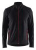 Afbeeldingen van BLÅKLÄDER Microfleecevest 4765 zwart/rood 2XL