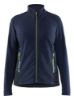 Afbeeldingen van BLÅKLÄDER Microfleecevest dames 4766 donker marineblauw/High Vis geel XS