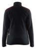 Afbeeldingen van BLÅKLÄDER Microfleecevest dames 4766 zwart/rood M