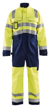 Afbeeldingen van BLÅKLÄDER Overall 6373 High Vis geel/marineblauw C62