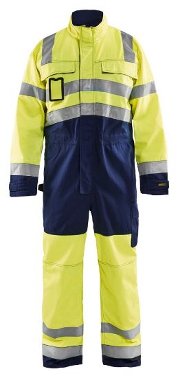 Afbeeldingen van BLÅKLÄDER Overall 6373 High Vis geel/marineblauw C62