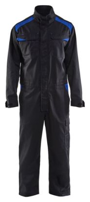 Afbeeldingen van BLÅKLÄDER Overall industrie 6054 zwart/korenblauw C62