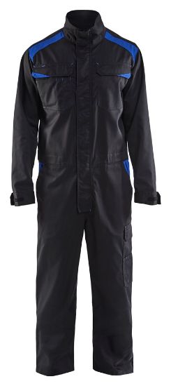 Afbeeldingen van BLÅKLÄDER Overall industrie 6054 zwart/korenblauw C62
