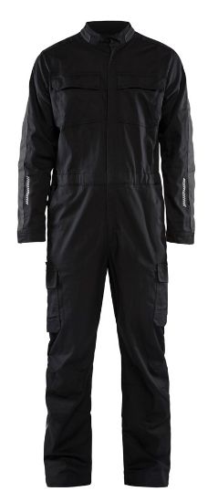 Afbeeldingen van BLÅKLÄDER Overall industrie met stretch 6144 zwart/donkergrijs C62