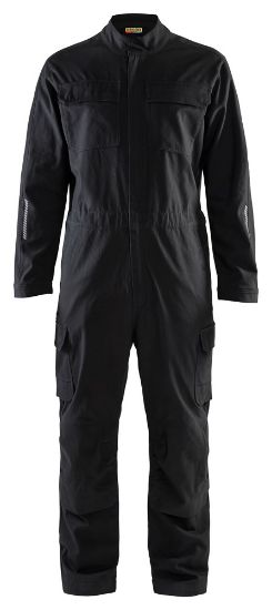 Afbeeldingen van BLÅKLÄDER Overall industrie met stretch 6166 zwart C62