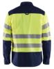 Afbeeldingen van BLÅKLÄDER Overhemd 3255 High Vis geel/marineblauw S