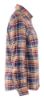 Afbeeldingen van BLÅKLÄDER Overhemd dames flanel 3209 marineblauw Oranje/S