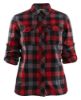 Afbeeldingen van BLÅKLÄDER Overhemd dames flanel 3209 rood/zwart 2XL