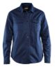 Afbeeldingen van BLÅKLÄDER Overhemd dames Twill 3208 marineblauw XL