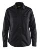 Afbeeldingen van BLÅKLÄDER Overhemd dames Twill 3208 zwart L