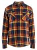 Afbeeldingen van BLÅKLÄDER Overhemd flanel 3288 gebrand rood/donker marineblauw 4XL
