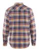 Afbeeldingen van BLÅKLÄDER Overhemd flanel 3299 marineblauw Oranje/XS