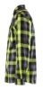 Afbeeldingen van BLÅKLÄDER Overhemd flanel 3299 zwart/High Vis geel XS