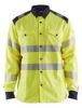Afbeeldingen van BLÅKLÄDER Overhemd Multinorm 3239 High Vis geel/marineblauw L